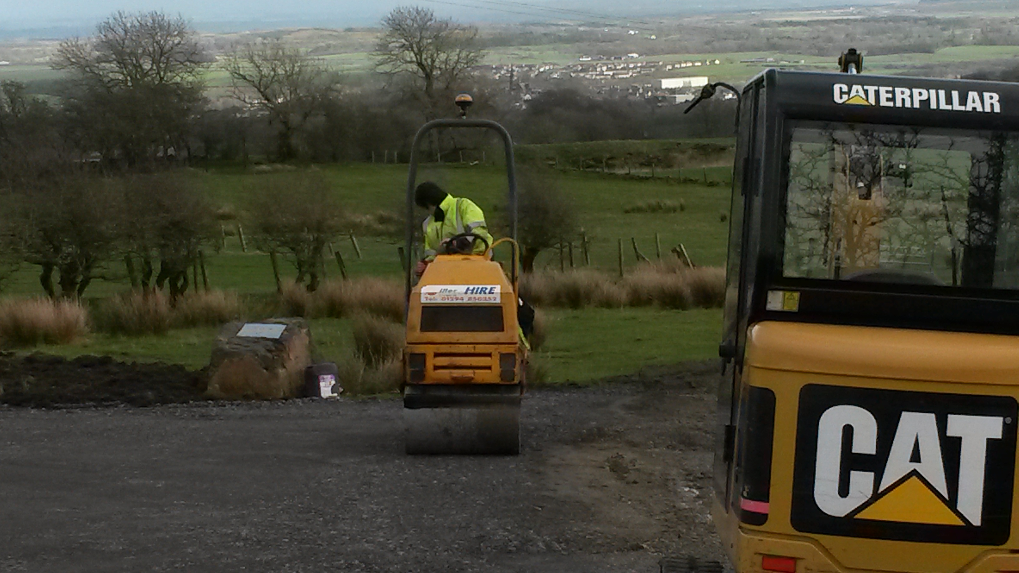 Excavation with mini digger